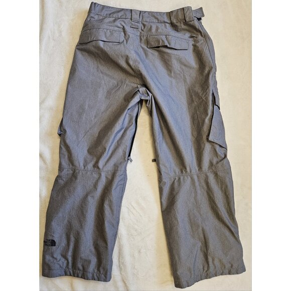 Mens The North Face Hyvent Ski Snowboard Shell Waterproof Snow Pants - Grey XL - Picture 11 of 16